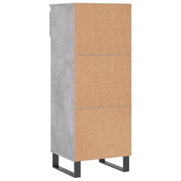 vidaXL skoreol 40x36x105 cm konstrueret træ betongrå