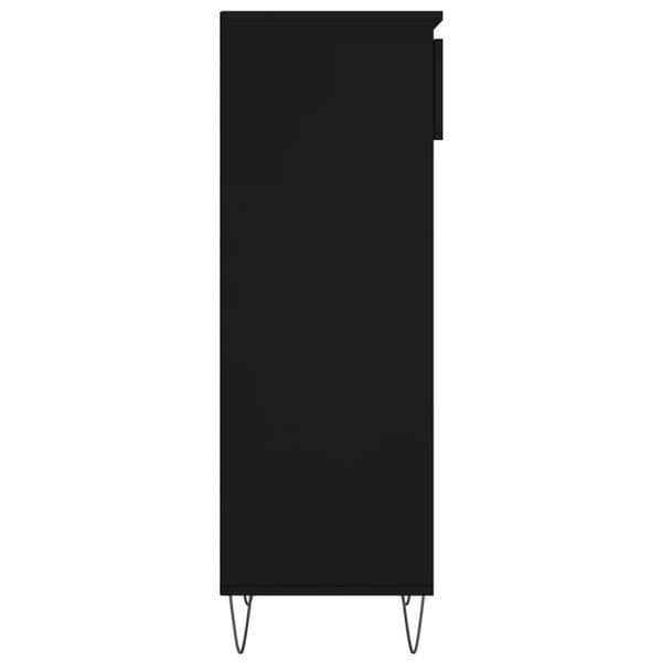 vidaXL skoreol 40x36x105 cm konstrueret træ sort