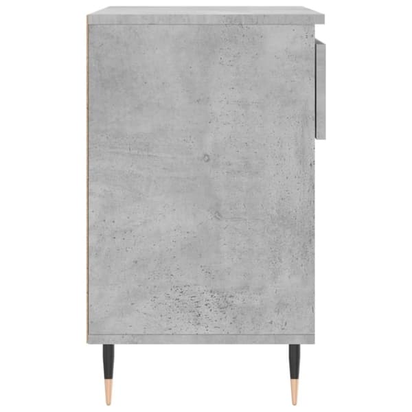 vidaXL Skoskap betonggrå 70x36x60 cm konstruert tre