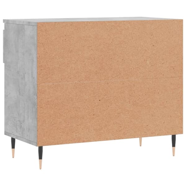 vidaXL Skoskap betonggrå 70x36x60 cm konstruert tre