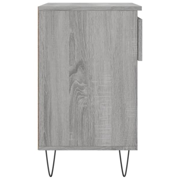 vidaXL Skoskap grå sonoma 70x36x60 cm konstruert tre