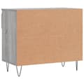 Miniatyrbilde 8 av 11: vidaXL Skoskap grå sonoma 70x36x60 cm konstruert tre