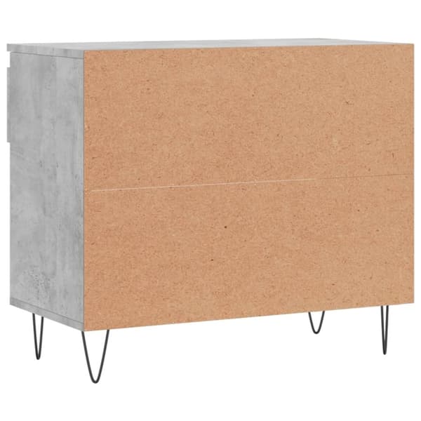 vidaXL skoreol 70x36x60 cm konstrueret træ betongrå