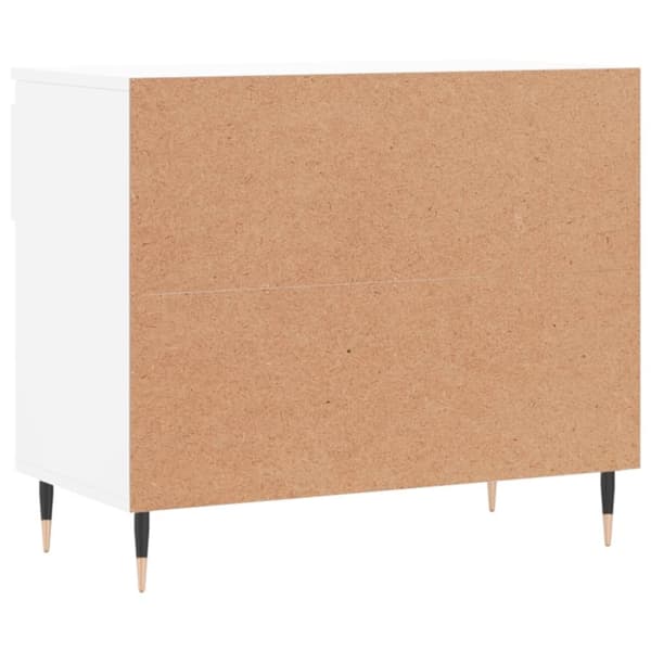 vidaXL Skoskåp vit 70x36x60 cm konstruerat trä