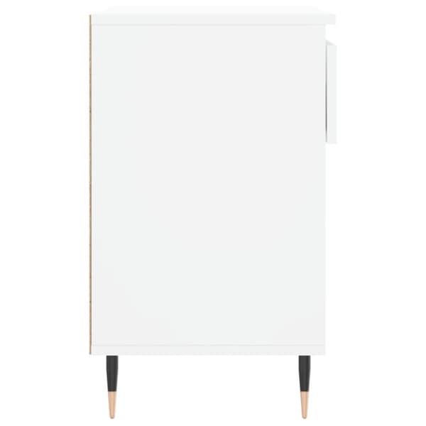 vidaXL Kenkäkaappi valkoinen 70x36x60 cm tekninen puu