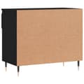 Miniatyrbillede 8 af 11: vidaXL skoreol 70x36x60 cm konstrueret træ sort