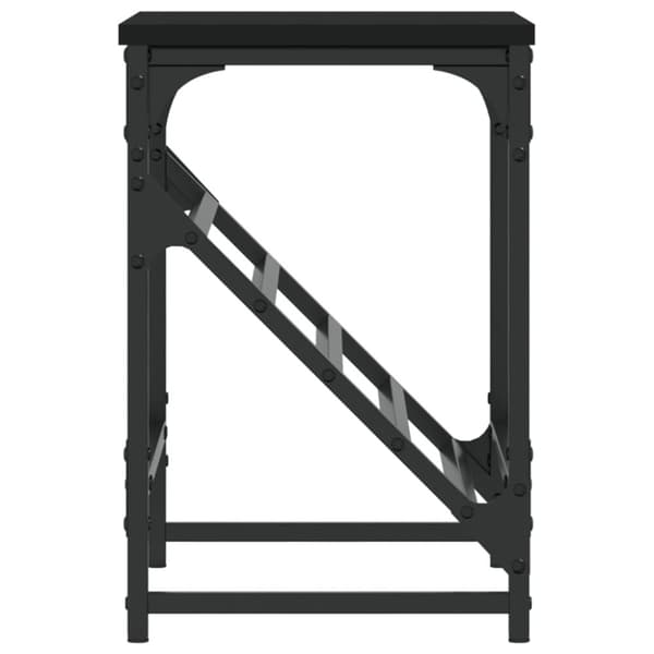 vidaXL Skohylle svart 60x30x45 cm konstruert tre