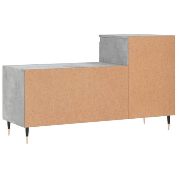 vidaXL Skoskap betonggrå 102x36x60 cm konstruert tre