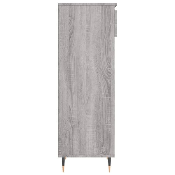 vidaXL skoskab 40x36x105 cm konstrueret træ grå sonoma-eg