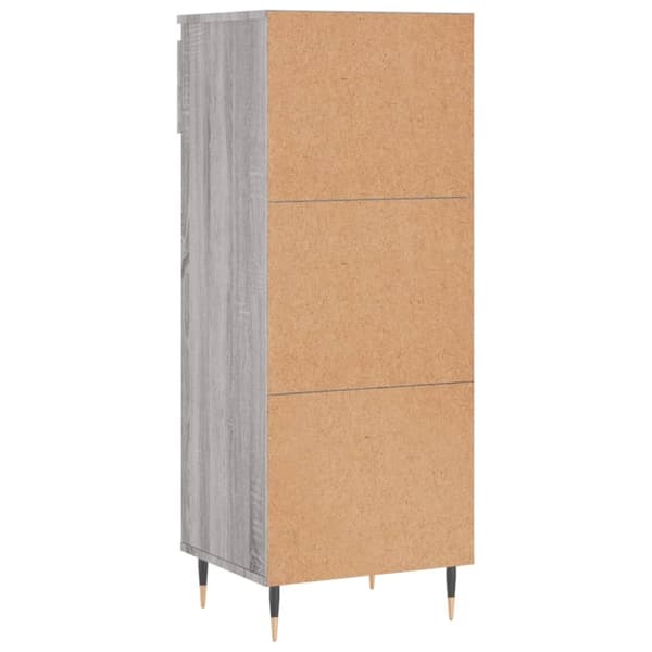 vidaXL skoskab 40x36x105 cm konstrueret træ grå sonoma-eg