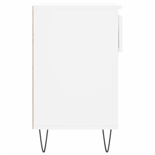 vidaXL skoreol 70x36x60 cm konstrueret træ hvid
