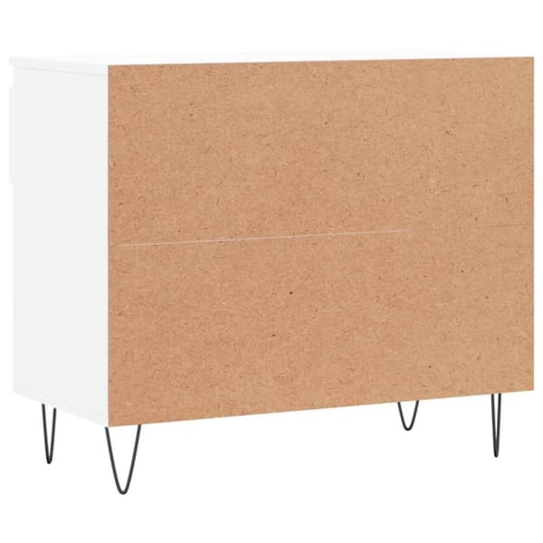vidaXL skoreol 70x36x60 cm konstrueret træ hvid