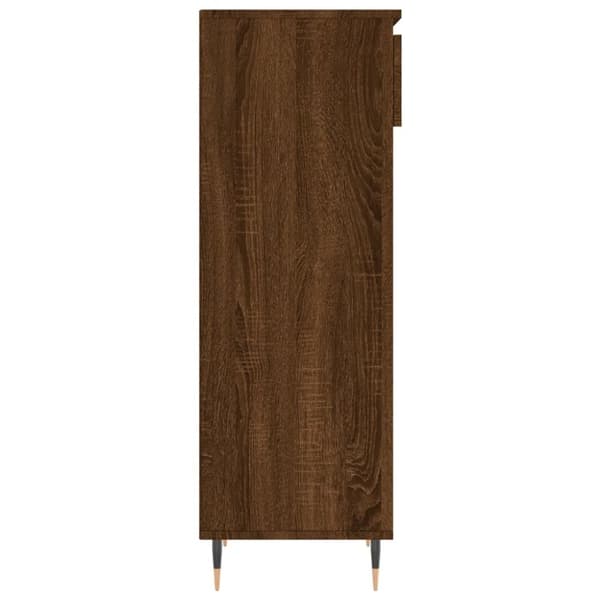 vidaXL Skoskåp brun ek 40x36x105 cm konstruerat trä