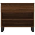 Miniatyrbilde 5 av 11: vidaXL Skoskap brun eik 70x36x60 cm konstruert tre