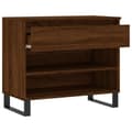 Miniatyrbilde 6 av 11: vidaXL Skoskap brun eik 70x36x60 cm konstruert tre