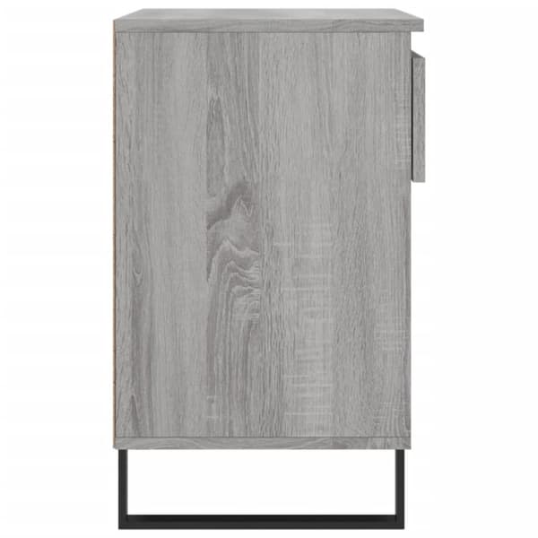 vidaXL Skoskap grå sonoma 70x36x60 cm konstruert tre