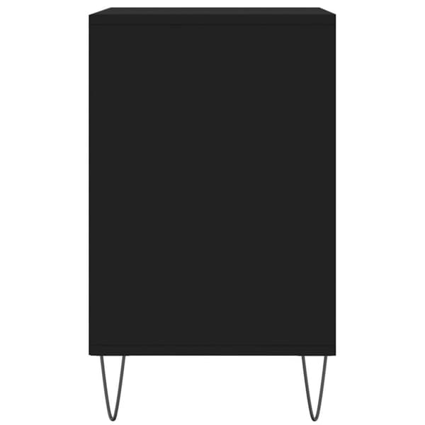 vidaXL Skoskap svart 102x36x60 cm konstruert tre