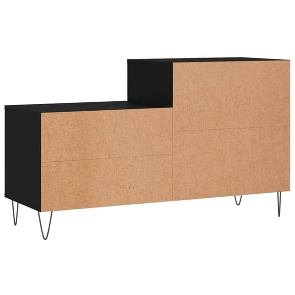 vidaXL Skoskap svart 102x36x60 cm konstruert tre