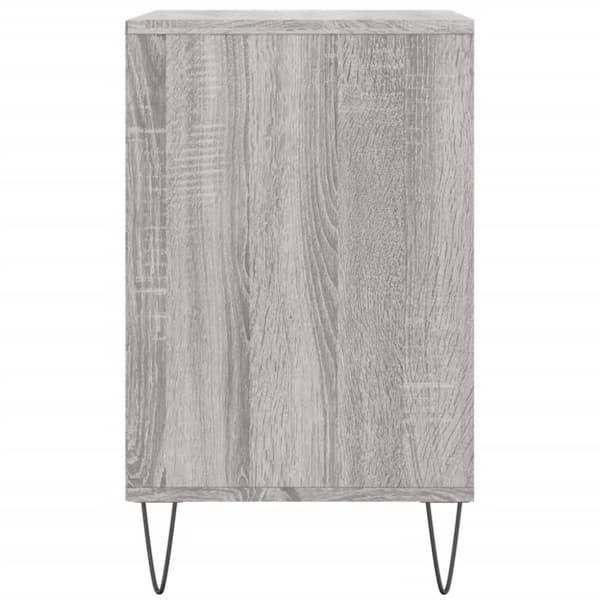 vidaXL Skoskap grå sonoma 102x36x60 cm konstruert tre