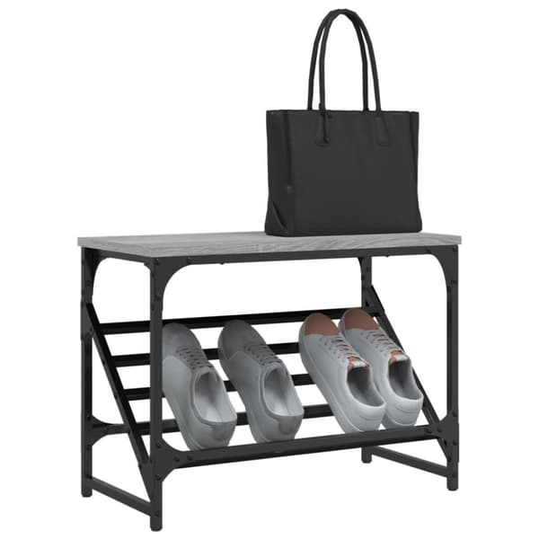 vidaXL skoreol 60x30x45 cm konstrueret træ grå sonoma-eg