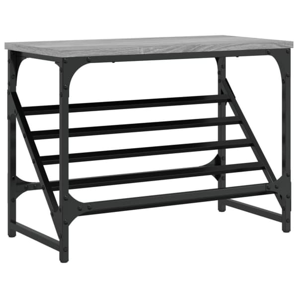 vidaXL skoreol 60x30x45 cm konstrueret træ grå sonoma-eg