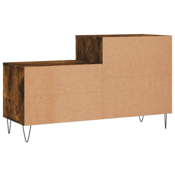 vidaXL skoskab 102x36x60 cm konstrueret træ røget egetræsfarve