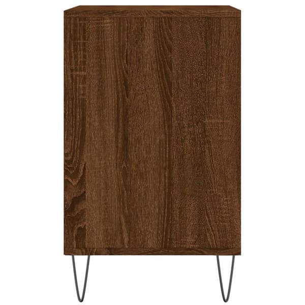 vidaXL skoskab 102x36x60 cm konstrueret træ brun egetræ