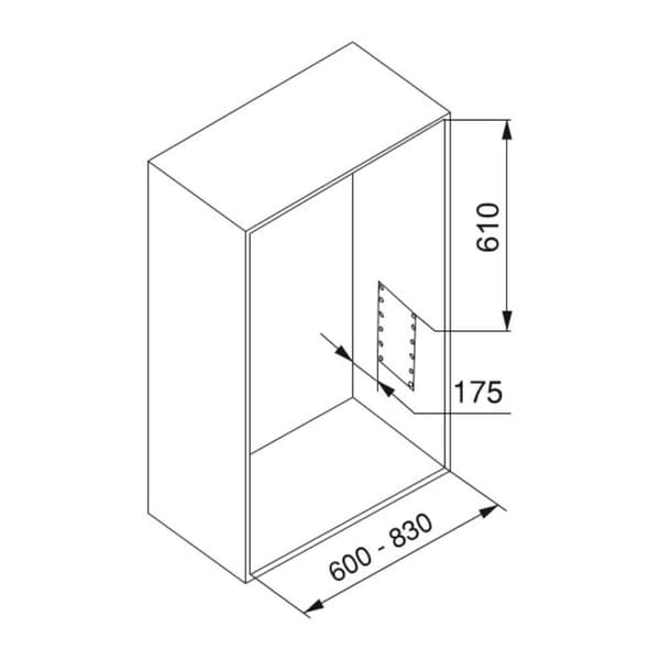 Emuca Sammenklappelig Bøjle Closet Hang 600-830 Mm Søvfarvet
