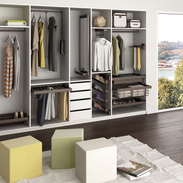 Emuca Side Side Zapater Moka Silver