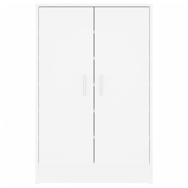 Skoskåp vit 60x35x92 cm konstruerat trä