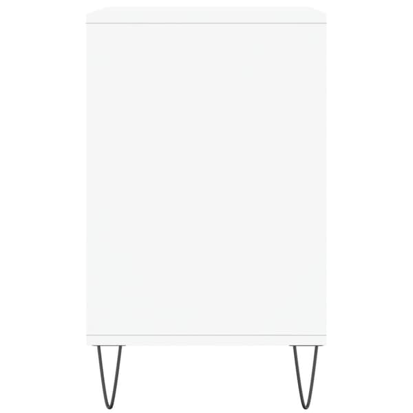 skoreol 102x36x60 cm konstrueret træ hvid højglans