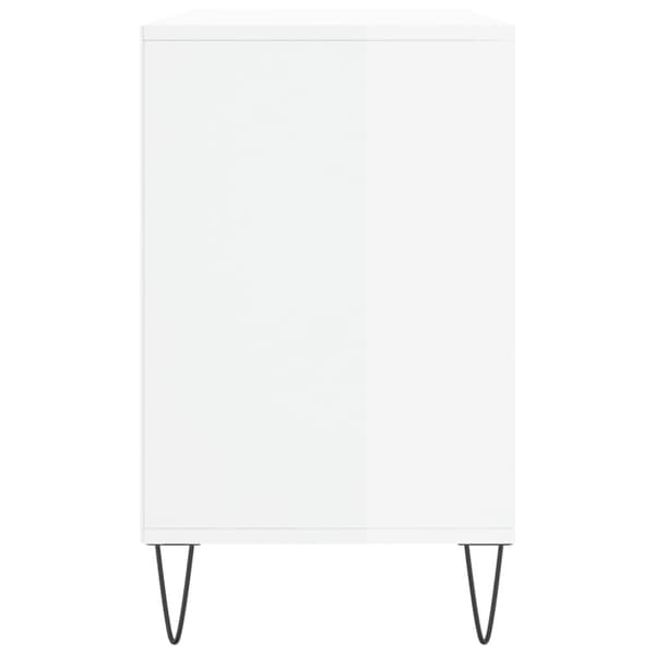 skoreol 102x36x60 cm konstrueret træ hvid højglans