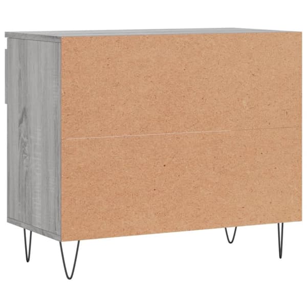 Kenkäkaappi harmaa Sonoma 70x36x60 cm tekninen puu
