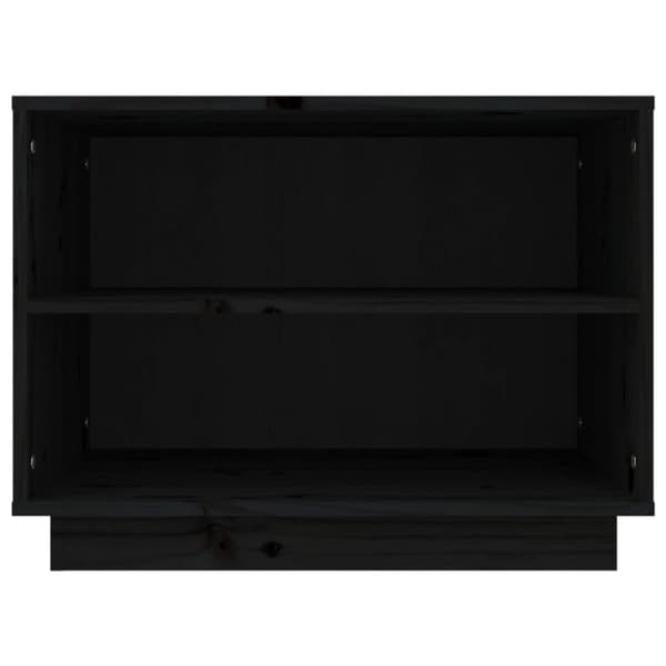 skoreol 60x34x45 cm massivt fyrretræ sort