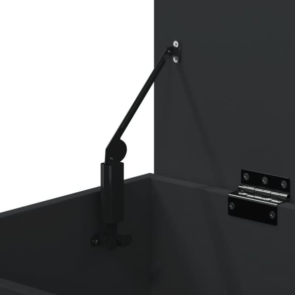 skobænk 60x30x45 cm konstrueret træ sort