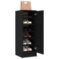 Miniatyrbillede 4 af 10: skoskab 32x35x92 cm konstrueret træ sort