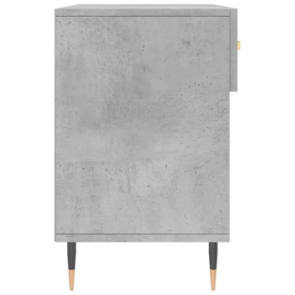 Skobänk betonggrå 102x35x55 cm konstruerat trä