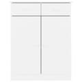 Miniatyrbillede 4 af 9: sengebord ALTA 77x35x96 cm massivt fyrretræ hvid