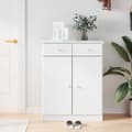 Miniatyrbillede 1 af 9: sengebord ALTA 77x35x96 cm massivt fyrretræ hvid