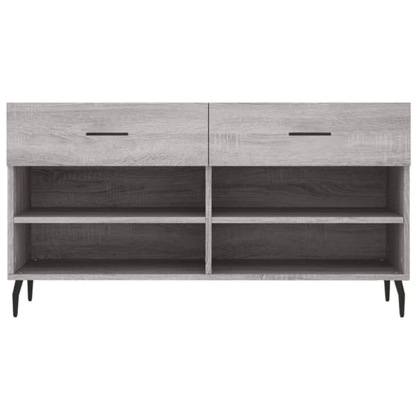 Kenkäpenkki harmaa Sonoma 102x35x55 cm tekninen puu