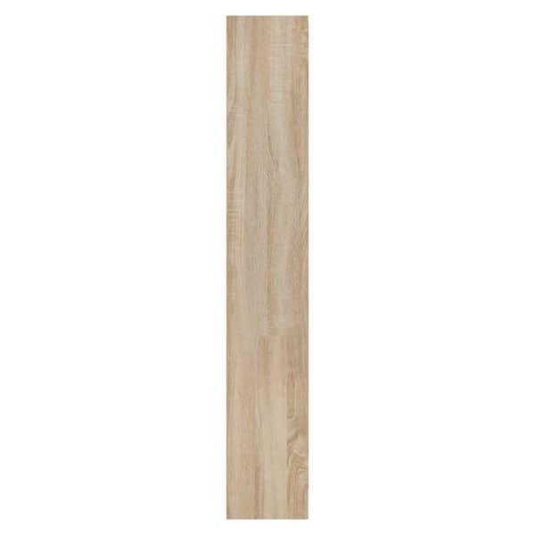 skoskab 63x24x147 cm konstrueret træ sonoma-eg
