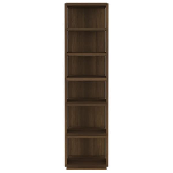 skoreoler 2 stk. 27,5x27x102 cm konstrueret træ brun egetræ