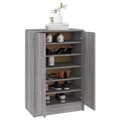 Miniatyrbillede 4 af 9: skoskab 60x35x92 cm konstrueret træ grå sonoma-eg