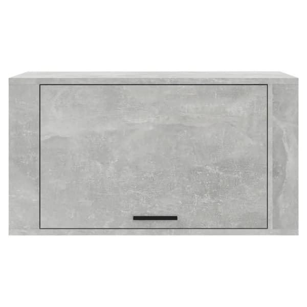 væghængt skoskab 70x35x38 cm konstrueret træ betongrå