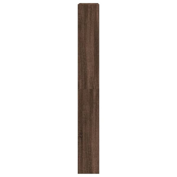 Kenkäkaappi 4 kääntölaatikolla ruskea tammi 80x21x163,5 cm