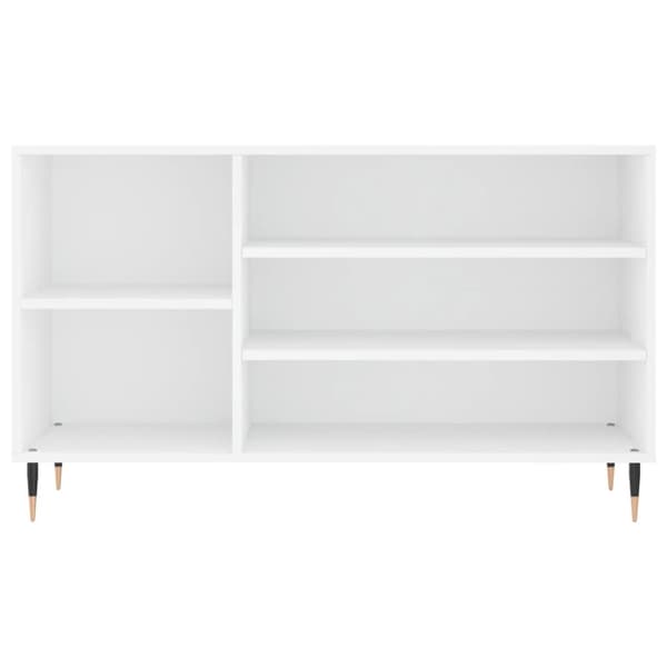 Skoskåp vit 102x36x60 cm konstruerat trä