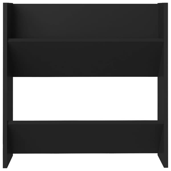 Seinäkenkäkaapit 4 kpl musta 60x18x60 cm lastulevy