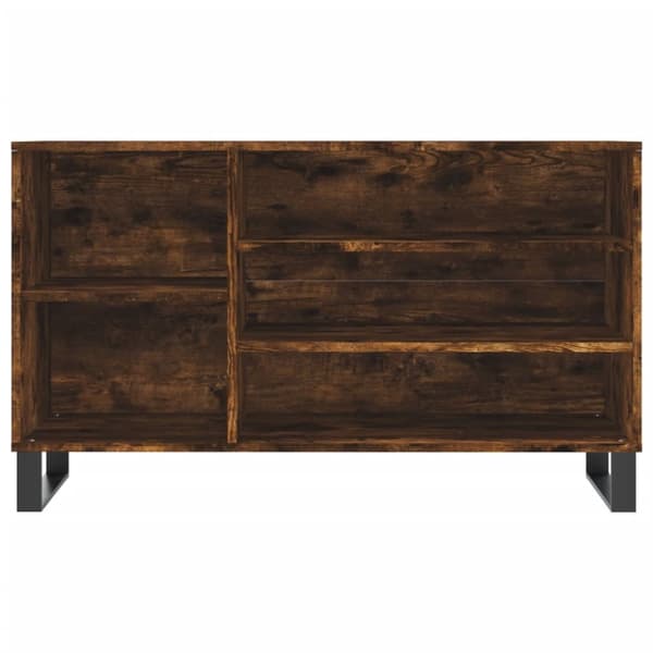 Kenkäkaappi savutammi 102x36x60 cm tekninen puu