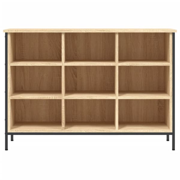 skoreol 100x35x70 cm konstrueret træ sonoma-eg