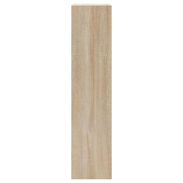 skoskab 63x24x103 cm konstrueret træ sonoma-eg